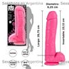 Big Fuk Dildo con testiculos y sopapa de 28 centimetros